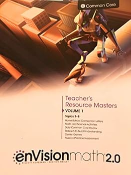 Paperback EnvisionMath 2.0 Teacher's Resource Masters Volume 1 Book