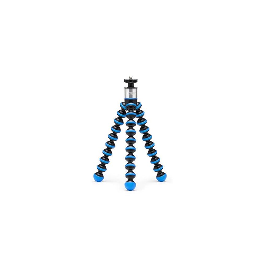 Immagine del prodotto JOBY GorillaPod GO Blu, Treppiede Flessibile con Testa a Sfera e Attacco GripTight 360 per Smartphone, Treppiede Fotocamera Mirrorless Compatta o Dispositivi fino a 0,5 Kg, JB01864-0WW, Blu