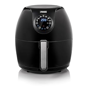 Princess Digitale Airfryer 182050 – Inhoud 5.2 liter – Inclusief bakvorm – Makkelijk schoon te maken – 1700 Watt