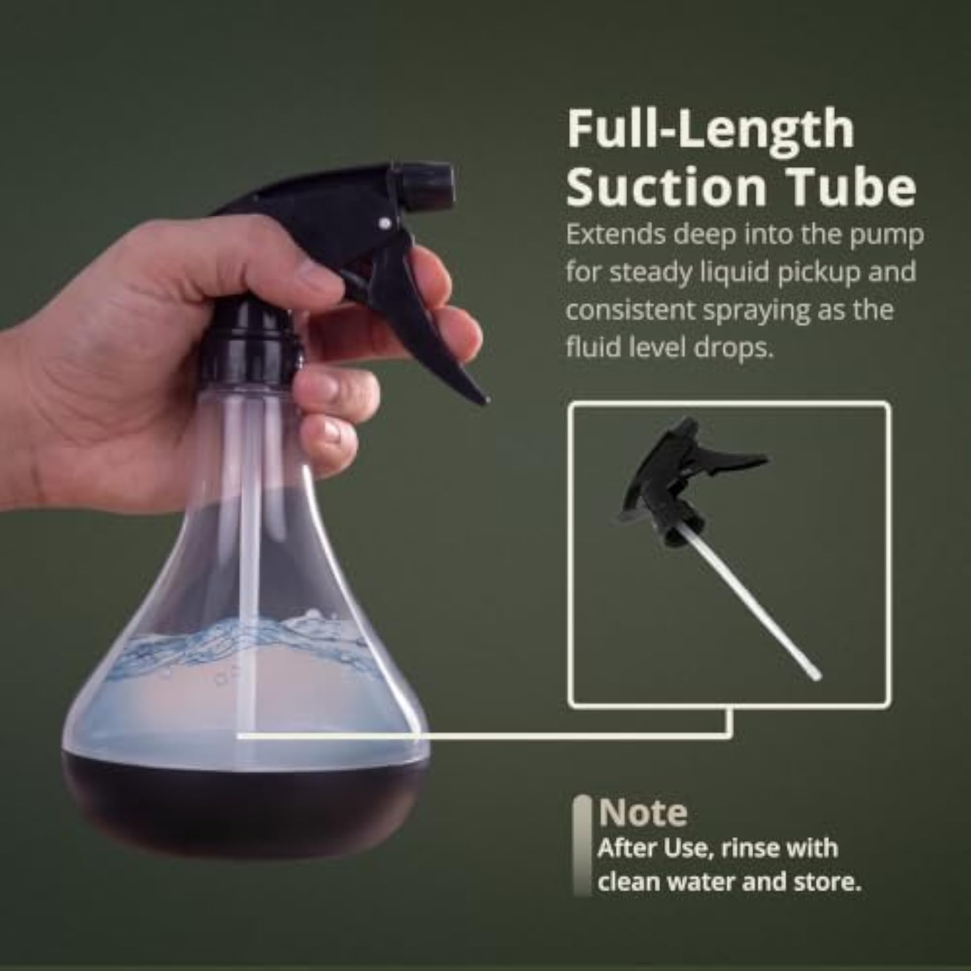 770ml Spray Bottle for Plants, Compact Water Spray Bottle