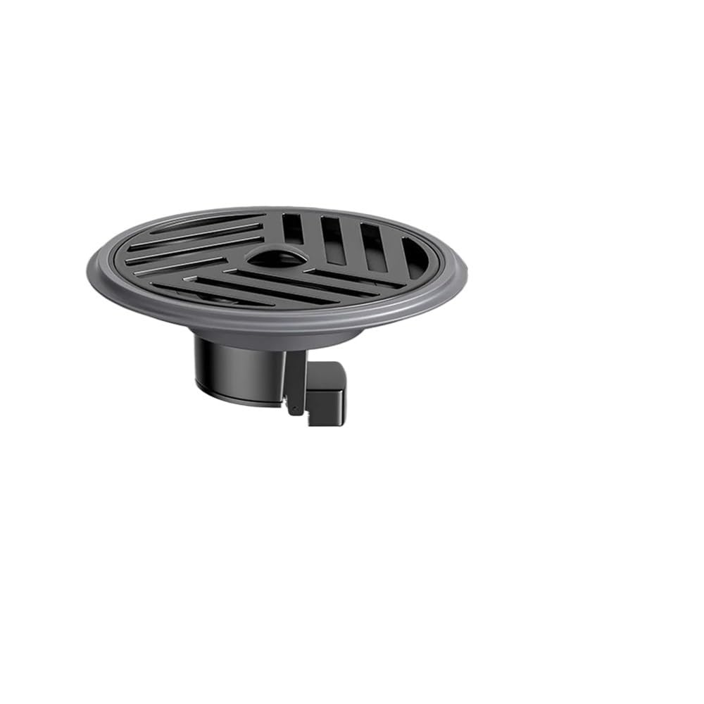 Sunrrafck Gray-3 1Pc Stainless Steel Shower Floor Drain Round Anti-Odor Fast Drainage With Grid Grate Cover Insectproof(Gray-3)