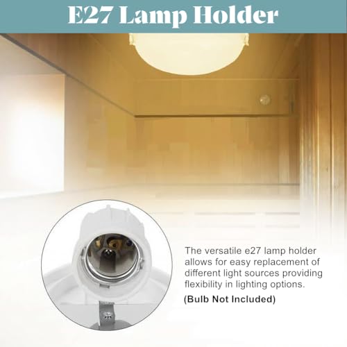 Sauna Wandlampenschirm, Oval Wasserdicht Explosionsgeschützte Anti-Beschlag Hitzebeständig Saunalampenschirm für E27-Fassungen mit Glühbirnen bis 45W für Sauna Dampfbad Bad (Glühbirne Nicht Enthalten)