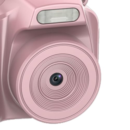 Image of banapoy Small Digital Camera, 4K HD 64MP Compact CCD Vlog Camera with LED Fill Light and 19 Retro Filters, for Students Travel Outdoor Photography (Roseate)
