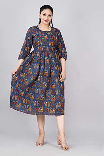 Image of Jikonet Women's Maternity Kurti for Feeding Zippers (VJK)