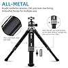 Fotopro Mini Camera Tripod with Carbon Fiber, 360 Degree Ball Head Extendable Portable Small Desktop Tripod for Phone Video Max Height 90 CM, Load up to 3Kg (‎SY-390M+P-1HX SET) #3