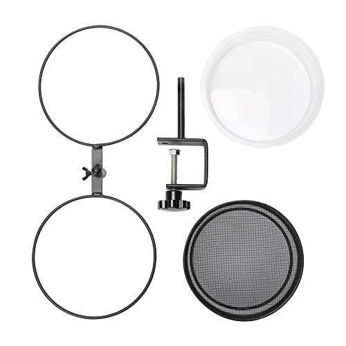 image for veonly Bird Feeder Deck Mount Bird Feeding Stand Detachable Bowl 2 in 