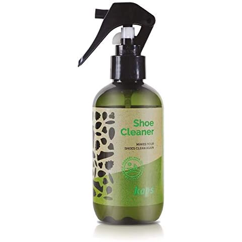 Kaps Shoe Cleaner | Umweltschonende Reinigungsflüssigkeit auf Pflanzenbasis für Schuhe und Accessoires | Reiniger für Leder- und Stoffschuhe, 200 ml | Hergestellt in Europa Cover