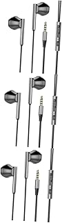 UKCOCO 3 Peças Fone De Ouvido Com Fio Fones De Ouvido Com Fio Fones De Ouvido Para Jogos Com Fio Fones De Ouvido Intra-Auriculares Com Fio Para Jogos Fones De Ouvido Com Fio Para Jogos