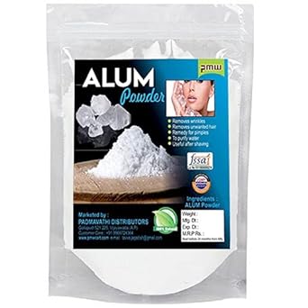 Pmw - Premium Phitkari Powder - Fitkari Powder - Alum Powder Granulated - Powder - 100g