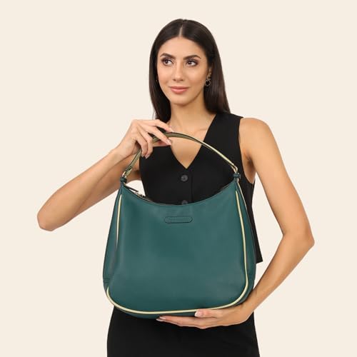 Image of The Gusto Stella Women Hobo Bag|Vegan Leather Shoulder Sling Bags|Ladies Stylish Shoulder Hand Bag with Zipper Closure|Office College Travel Casual Everyday Use