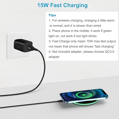 Chargeur sans fil 15W à induction rapide pour Samsung S25 - 2