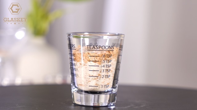 Amazon.com | GLASKEY 2 Pack Shot Glasses Measuring Cup,Espresso Shot Glass  with 4 Kind of Scale (OZ/ML/TSP/TBSP),Dishwasher Safe,Perfect for  Coffee,Cocktails and Kitchen Use (Red): Shot Glasses