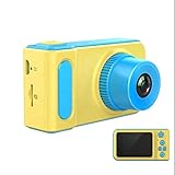 3. Cámara digital para niños [peso ligero y portátil] Mini y diseño liviano. Es un buen compañero para los niños mientras viajan. Soporte para memoria extendida: hasta 32 GB de tarjeta de memoria (no incluida)