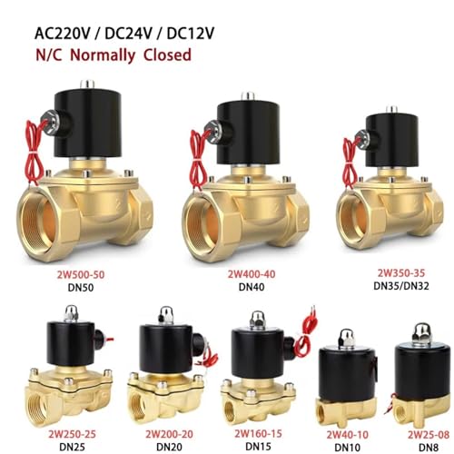 Électrovanne DN35 AC 220V anti fuite pour couper l'arrivée d'eau
