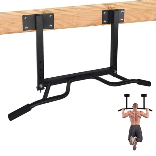 MKSY Barra de Dominadas Multifuncional para Espaldera Gimnasio, Barra Ejercicio para Montaje en Pared
