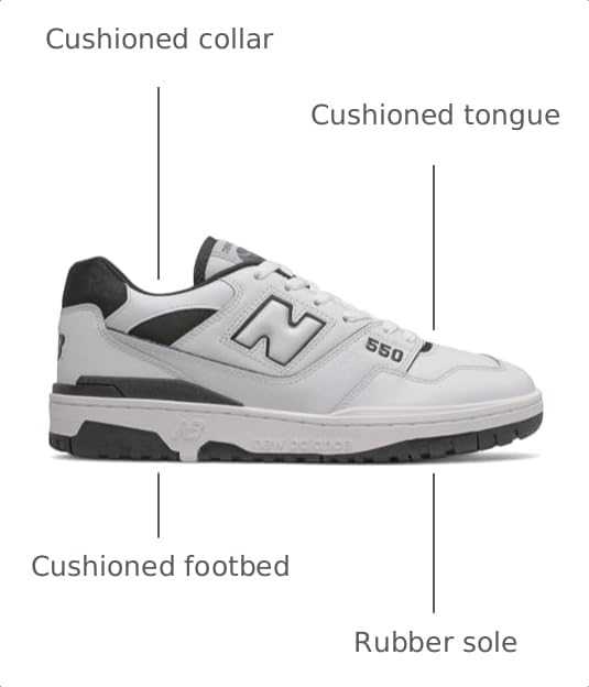 Image of New Balance Men's 550 Sneakers