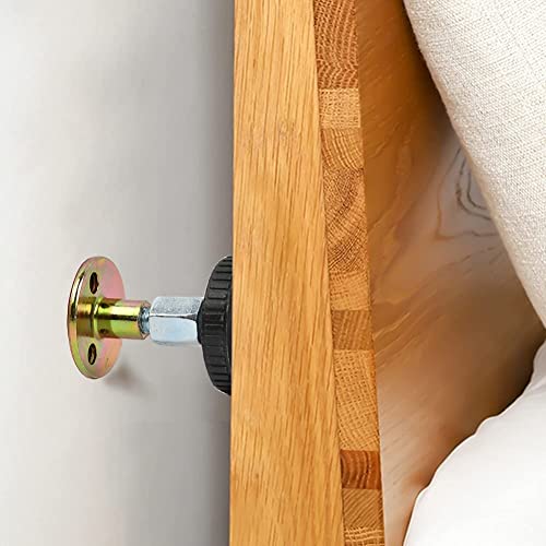 Cnyejqjc Adjustable Threaded Bed Frame Anti-Shake Tool，Bedside Antishake Telescopic Support Stabilizer Bedside Headboards Anti-Shake Fixer For Room Wall Beds Cabinets Sofas Prevent Loosening（84-114Mm #TOP2