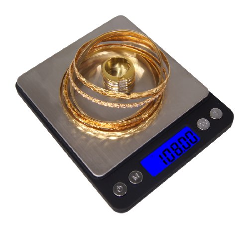 Gemoro Platinum Xp500 Extra Precision Portable Pocket Scale, 500G X 0.01, Silver #TOP2