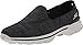 Skechers Performance Women's Go Walk 3 Force Slip-On Walking Shoe, Black/Gray, 7 M US