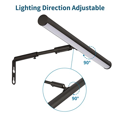 Xbuyee Led Picture Lights For Paintings Plug In, 14 Inch 4W Adjustable Art Light Gallery Wall Light For Display Art Work, Oil Rubbed Bronze Finish, Cri90+, 3000K Warm White, Etl Listed #TOP1