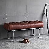 Conception unique : le design moderne et créatif et la technologie métallique exquise rendent ce banc plein de texture et de superposition. La belle apparence et la base en métal robuste rendent ce banc de canapé doux plus luxueux. Toutes les matières premières ont été strictement testées, sûres et respectueuses de l'environnement.