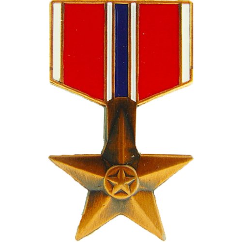 Star Medal Pin Commemorative Military Collectibles Veteran Patriotic Gift
