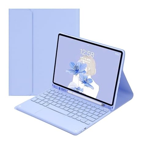 Accessoires clavier rétro et étui cuir Samsung Galaxy Tab A7 2020