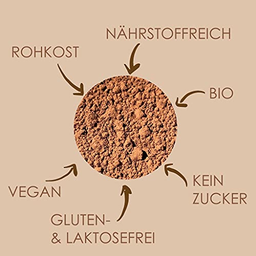 Cacao en polvo orgánico crudo de Perú | 100% natural sin azúcar | Raw Cacao Powder… (2000 g) - Imagen 4
