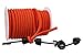 CARTMAN 1/4“ Marine Grade Elastic Cord Crafting Stretch String, 40kg x 50ft, with 4 More Hooks, for Camping, Kayak Deck, Crafting Orange Color