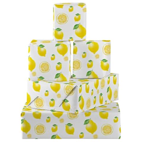 Hunts England Lemon Fruit Birthday Wrap Cover