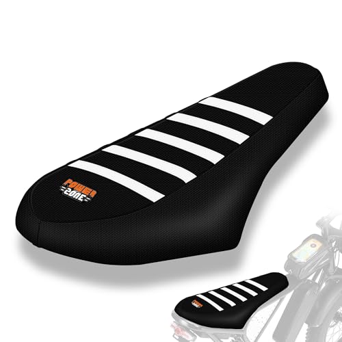 sawrain E-Bike Seat Cover Compatible with Q20 Anti-Slip Waterproof Rubber Seat Cushions for Electric Bike (Black-White)