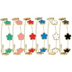 09- 6Pcs Gold Floral B
