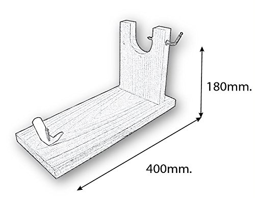 Supporto Per Prosciutto IMEX EL ZORRO - In Legno, 16x40x18 Cm, Per Taglio Comodo - Foto 7