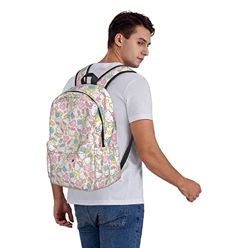 Isuniet Travel Backpack, Notebook Laptop Bags For Men Women Weekend Outings Accessories For Trip Book Bag Travel Hiking Camping Work Cartoon Pink Cute Cat 7 #TOP5