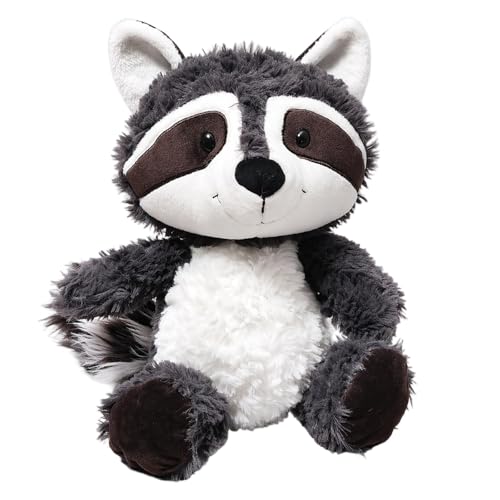 OhebEsx Waschbär Kuscheltier Flauschiges Kuscheltier 28cm Flauschiges Plüschtier Für Entspannung Und Wohlbefinden Wasch-Bare Raccoon Spielzeug für Babys Und Kinder Kuschelmomente Und Dekorative