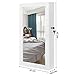 SONGMICS Espejo Joyero Colgante, Regalos Navidad, Armario para Bisuterías Montado en Pared,...