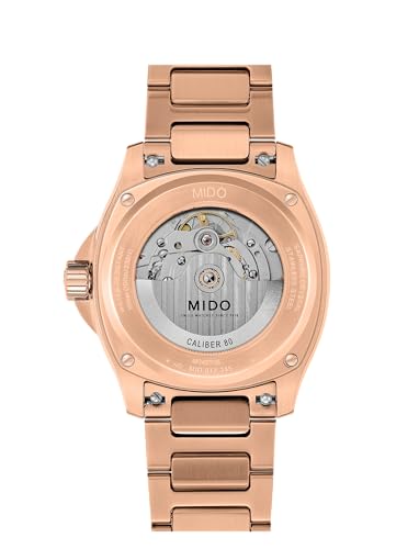Image of MIDO Multifort TV Big Date - Swiss Automatic Watch for Men - 40mm Case with Transparent Caseback