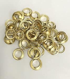 100 pc Brass Grommet 1/2" ID Set