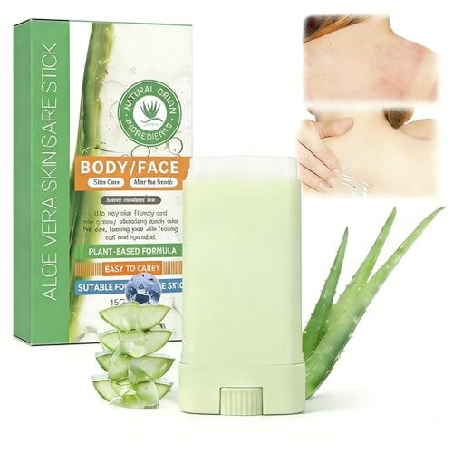 15g Crema Aloe Vera Hidratante Multifuncional, Gel Aloe Vera para Rostro y Cuerpo, Alivio Después Del Sol, Calma la Piel, Nutrición Profunda e Hidratación Duradera