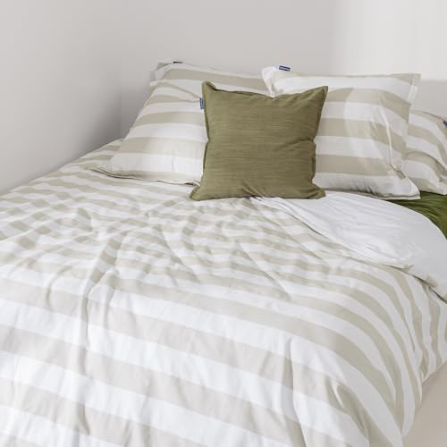 Funda nórdica de alta calidad Breton beige 260x240 cm para camas de 180 y 200 cm 5