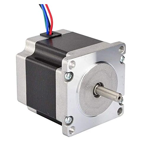 JoyNano Nema 23 Stepper Motor Bipolar 2.8A 1.26N.m Holding Torque 2-Phase 4-Wire 1.8 Deg 56mm Body for 3D Printer or CNC Machine Cover