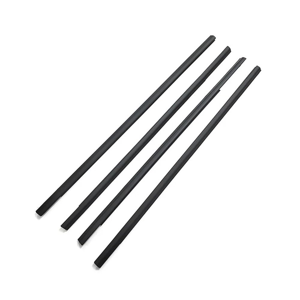 Yulegudi One Color Seal Strip 4Pcs Car Outer Windows Rubber Weatherstrip Sealing Strip For Nissan For X-Trail T31 2008 2009 2010 2011 2012 2013