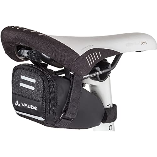 VAUDE Satteltasche für Fahrrad “Race Light”, Fahrradtasche Sattel klein mit Reflektoren, Werkzeugtasche Fahrrad-Sattel mit Klettverschluss, besonders leicht, einfache Montage