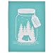 Focalmotors Self-Adhesive Silk Screen Printing Stencil Mesh Transfers for DIY T-Shirt Fabric Painting Decoration, Style-C