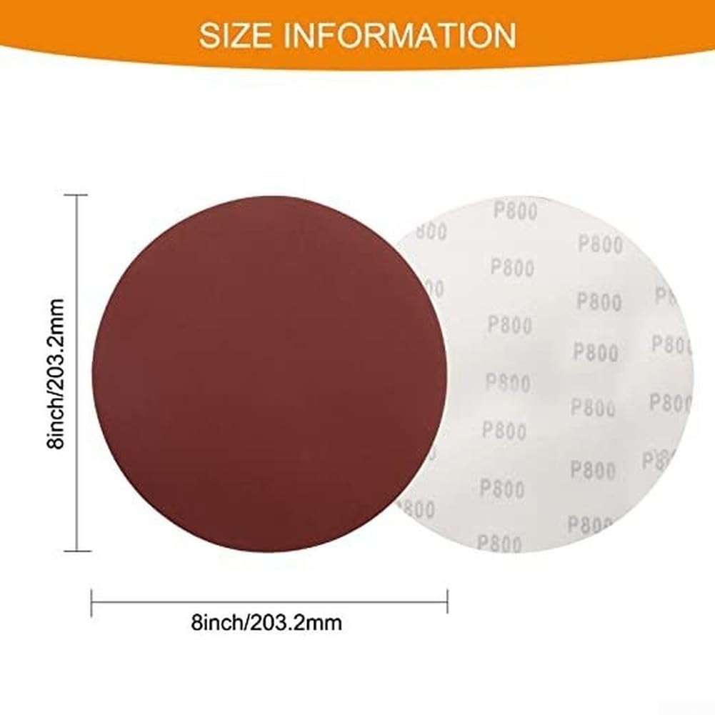 Assortiment de disques abrasifs floqués et de ponçage P60 à P800 pour ponçage pré-peinture et retouches de finition