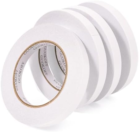 Double Sided Tape 1/2 Inch x 40 Yards - 4 Rolls