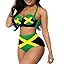 Jamaica Flag Print With Black