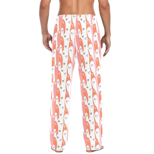 Many Spirits Men's Cotton Pajama Pants with Pockets and Drawstring Comfortable and Stylish,S3