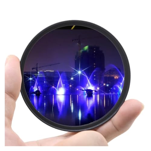 Filtre de caméra effet étoilé pour illuminer les reflets et lumières
