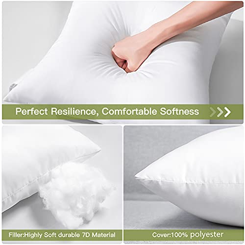 Otostar PTZX915 Throw Pillow Insert 20 X 20 Inch Premium Fluffy Pillow Stuffer Decorative Square Pillow Insert thumb #7